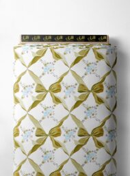 Bow flower style with yellow,white colors