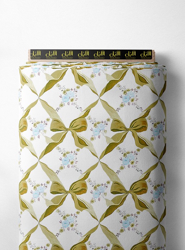 LAI01-3113_1.jpg Bow flower style with yellow,white colors - Image 1