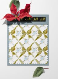 Bow flower style with yellow,white colors - Image 6