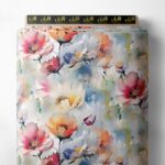 Petal flower style with pink,yellow colors