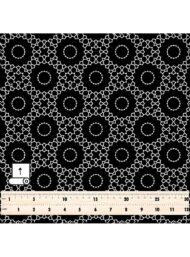 Flower geometric style with black, white colors - Image 5