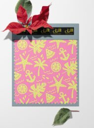 Palm nature style with yellow, pink colors - Image 6