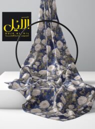 Petal flower style with white,blue colors - Image 2