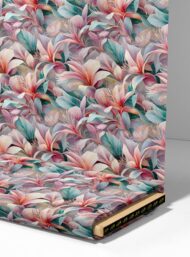 Leaf flower style with pink,green colors - Image 4