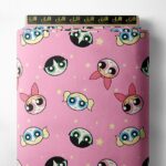 Face others style with pink,green colors