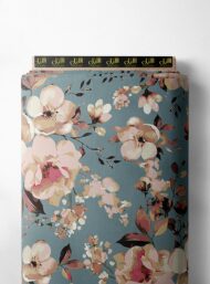 Bloom flower style with pink,white colors