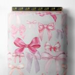 Bow others style with pink,grey colors