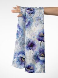 Petal flower style with purple,white colors - Image 3