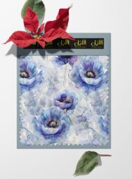 Petal flower style with purple,white colors - Image 6