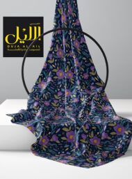 Bloom flower style with purple,green colors - Image 2