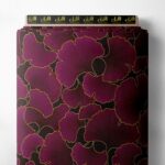 Petal flower style with purple colors