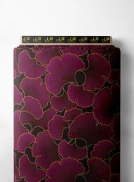 Petal flower style with purple colors