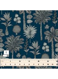 Palm tree nature style with grey,green colors - Image 5