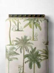 Palm nature style with green,white colors
