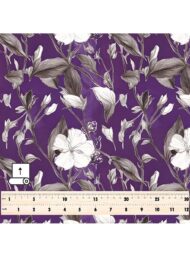 Petal flower style with white,purple colors - Image 5