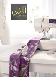 Petal flower style with white,purple colors - Image 7