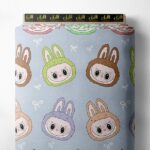 Bunny others style with pink,green colors