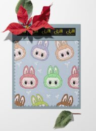 Bunny others style with pink,green colors - Image 6