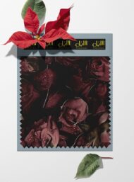 Rose flower style with red,black colors - Image 6