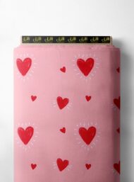 Heart others style with red, pink colors