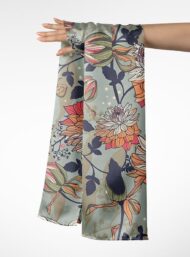 Bloom flower style with green,pink colors - Image 3