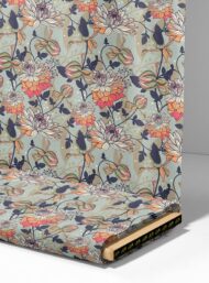 Bloom flower style with green,pink colors - Image 4