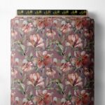 Petal flower style with pink,green colors