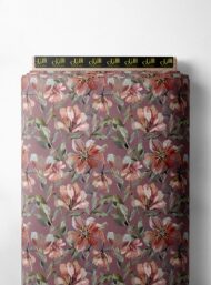 Petal flower style with pink,green colors