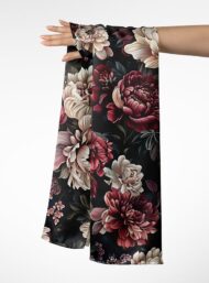 Petal flower style with red, green colors - Image 3