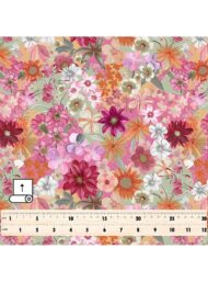 Bloom flower style with pink,red colors - Image 5