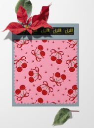 Cherry flower style with red, pink colors - Image 6