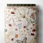 Butterfly flower style with yellow,green colors