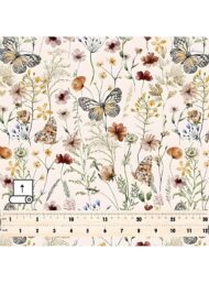 Butterfly flower style with yellow,green colors - Image 5