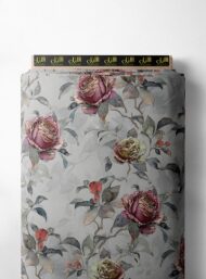 Rose flower style with grey,pink colors