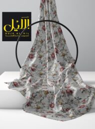 Rose flower style with grey,pink colors - Image 2