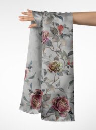 Rose flower style with grey,pink colors - Image 3