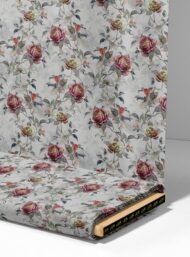 Rose flower style with grey,pink colors - Image 4