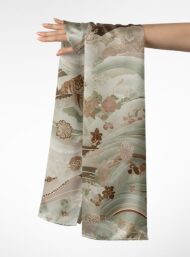 Wave nature style with brown,green colors - Image 3