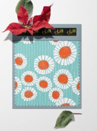 Petal flower style with white,orange colors - Image 6