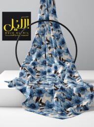 Petal flower style with blue,black colors - Image 2