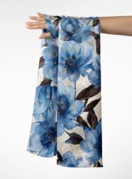 Petal flower style with blue,black colors - Image 3