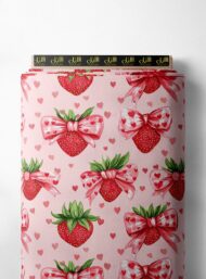 Strawberry others style with red,green colors