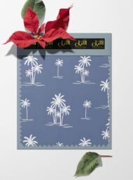 Palm nature style with white, blue colors - Image 6