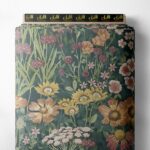 Petal flower style with green,yellow colors