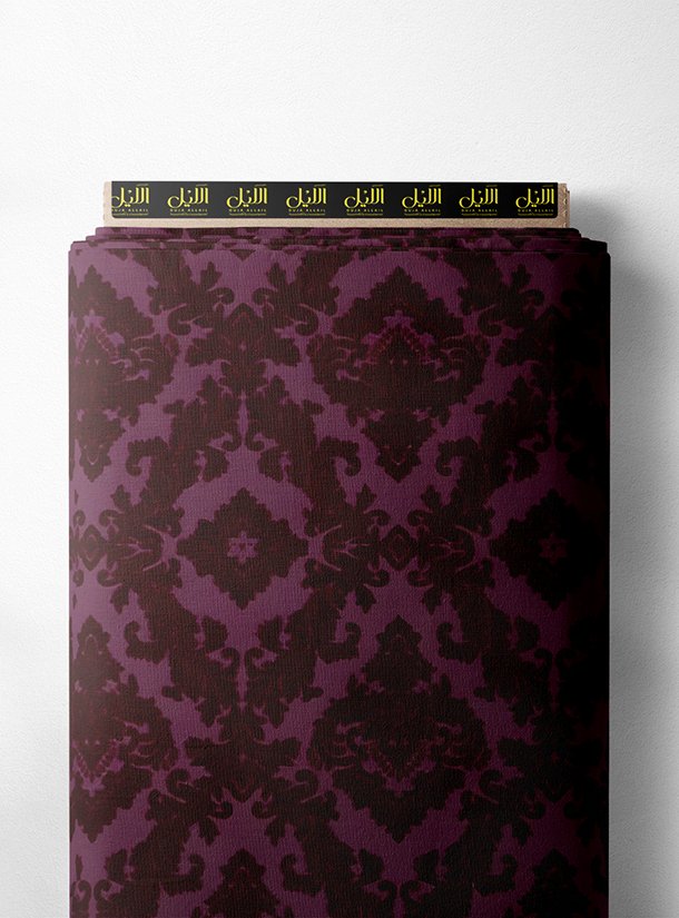 LAI01-3195_1.jpg Pattern abstract style with purple, red colors - Image 1