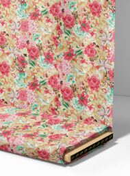 Rose flower style with pink,green colors - Image 4