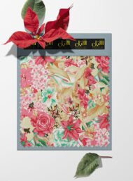 Rose flower style with pink,green colors - Image 6