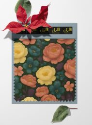 Rose flower style with yellow,pink colors - Image 6