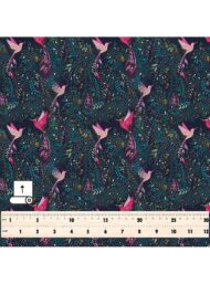 Bird nature style with pink,green colors - Image 5