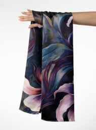 Petal flower style with purple,white colors - Image 3